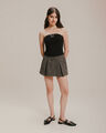Falda Cargo Beige,CRUDO